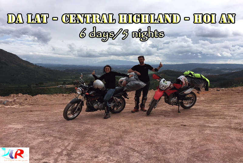 5-days Dalat to Hoian motorbike tour through Central Highland