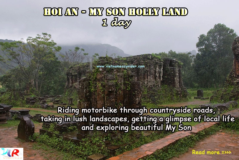 My Son Sanctuary & Marble Montain motorbike tour from Hoi An - Da Nang